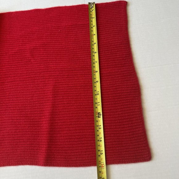 The Cashmere Project Scarf Red 100%Cashmere - Picture 3 of 7